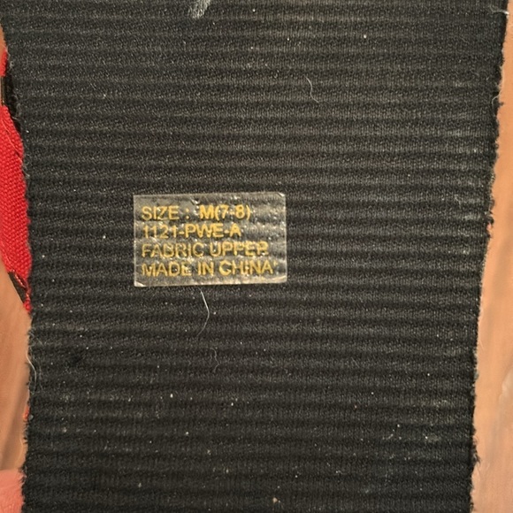 NWOT University of South Carolina Gamecocks flip flops, NWOT, size M 7-8 - Picture 3 of 6